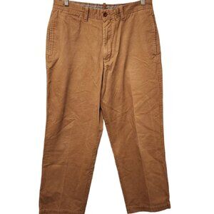 Timberland Pants Chino Casual‎ Straight Leg Khaki Outdoors Brown Mens 34x30 EUC